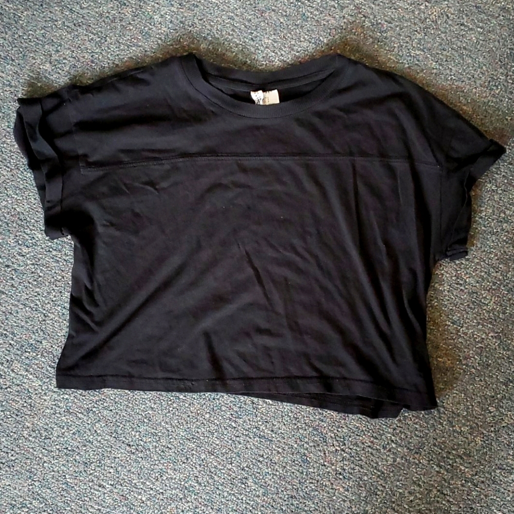 H&M Black Crop Top - S